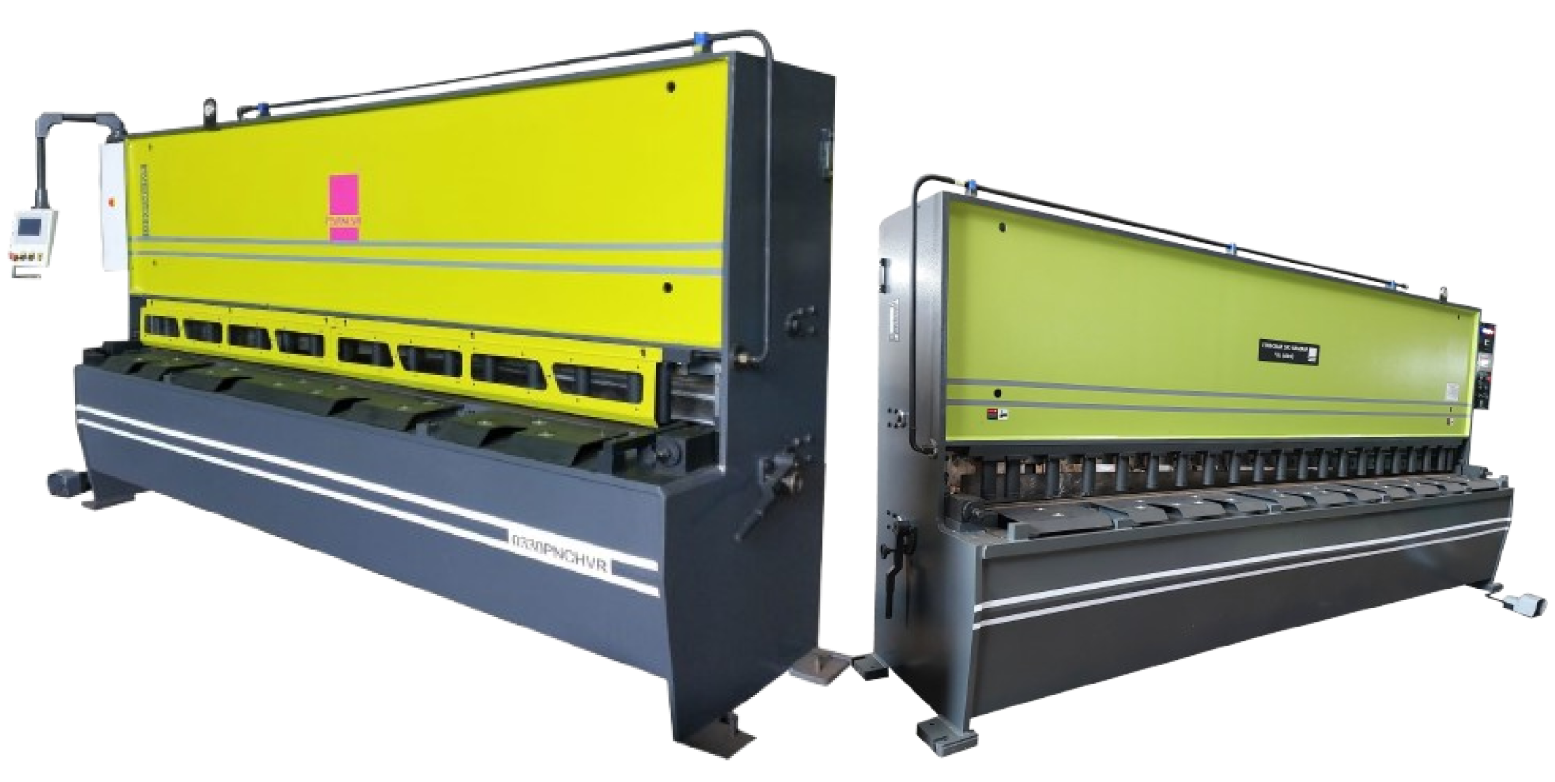 VARIABLE RACK ANGLE HYDRAULIC SHEARING MACHINE